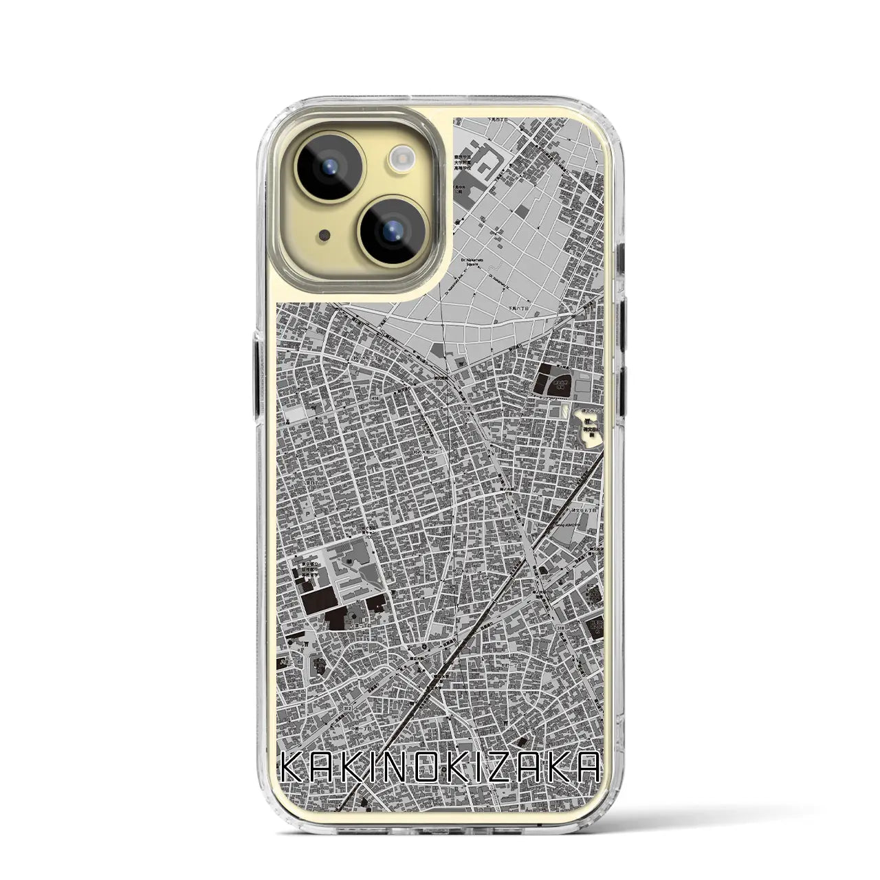 【柿の木坂(東京都)】地図柄iPhoneケース(MagSafeタイプ)