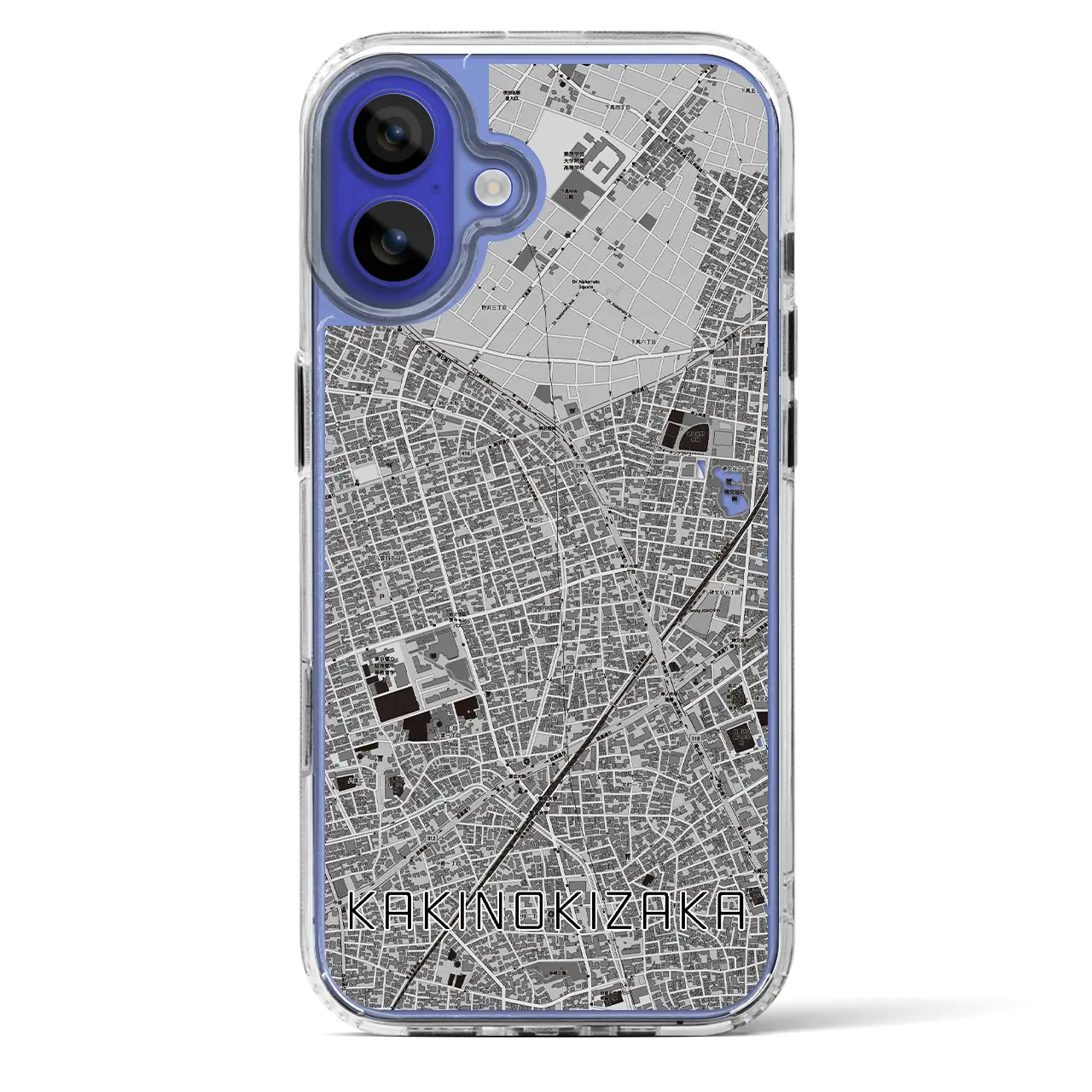 【柿の木坂(東京都)】地図柄iPhoneケース(MagSafeタイプ)