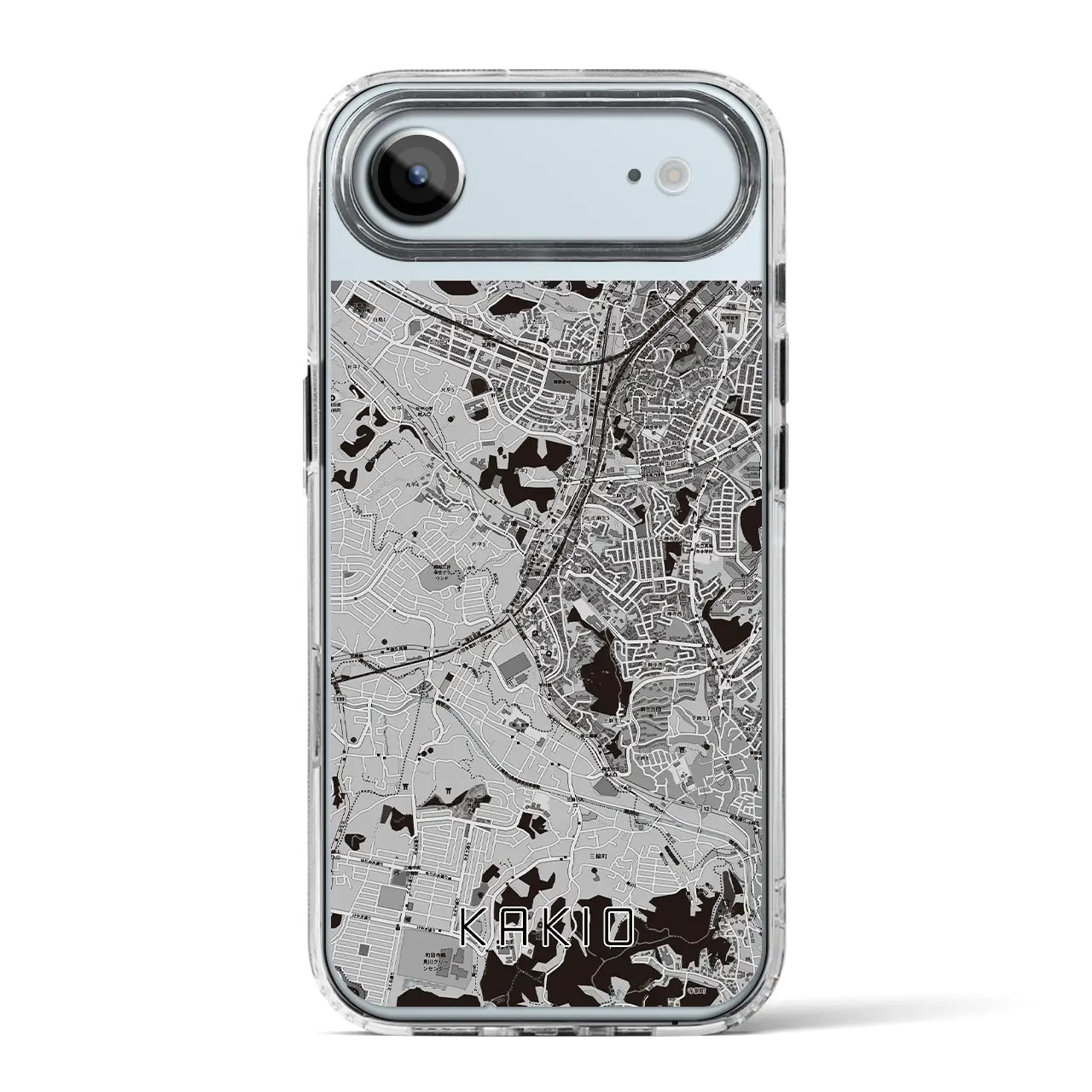 【柿生(神奈川県)】地図柄iPhoneケース(MagSafeタイプ)