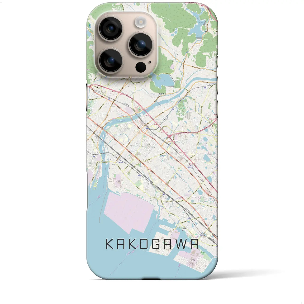 【加古川(兵庫県)】地図柄iPhoneケース(バックカバータイプ)