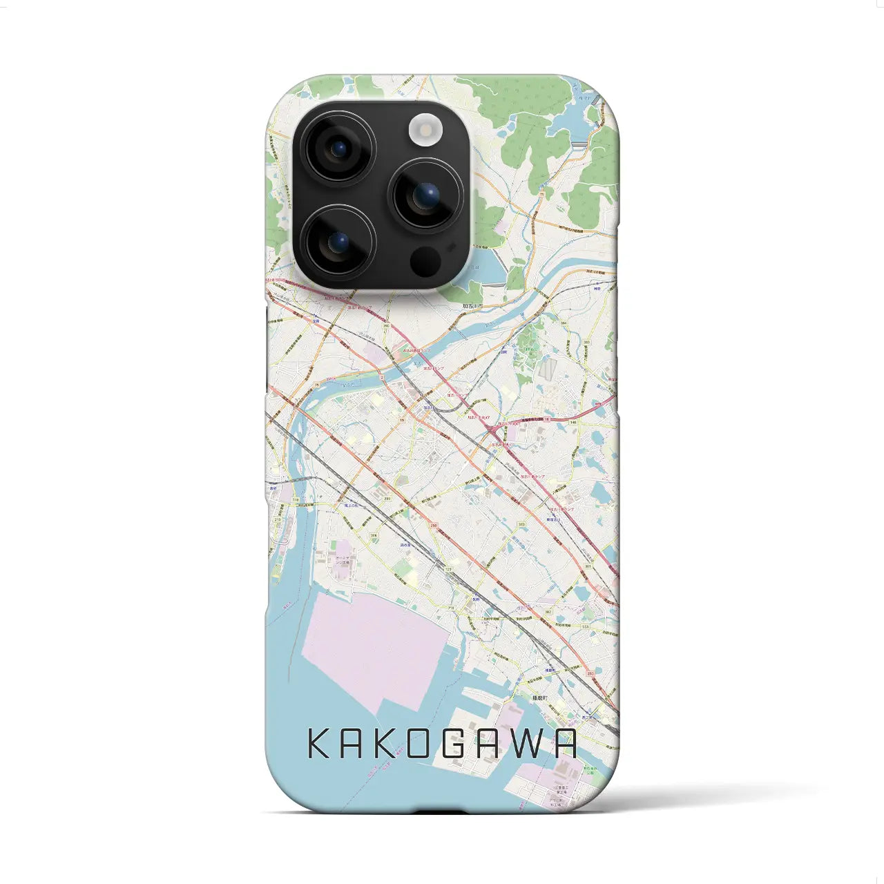 【加古川(兵庫県)】地図柄iPhoneケース(バックカバータイプ)