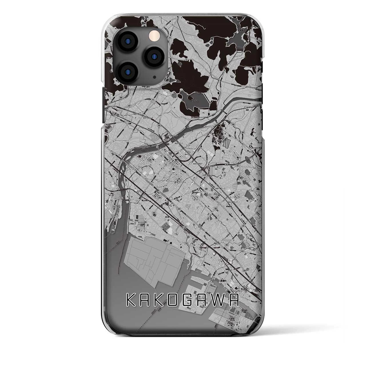 【加古川(兵庫県)】地図柄iPhoneケース(クリアタイプ)