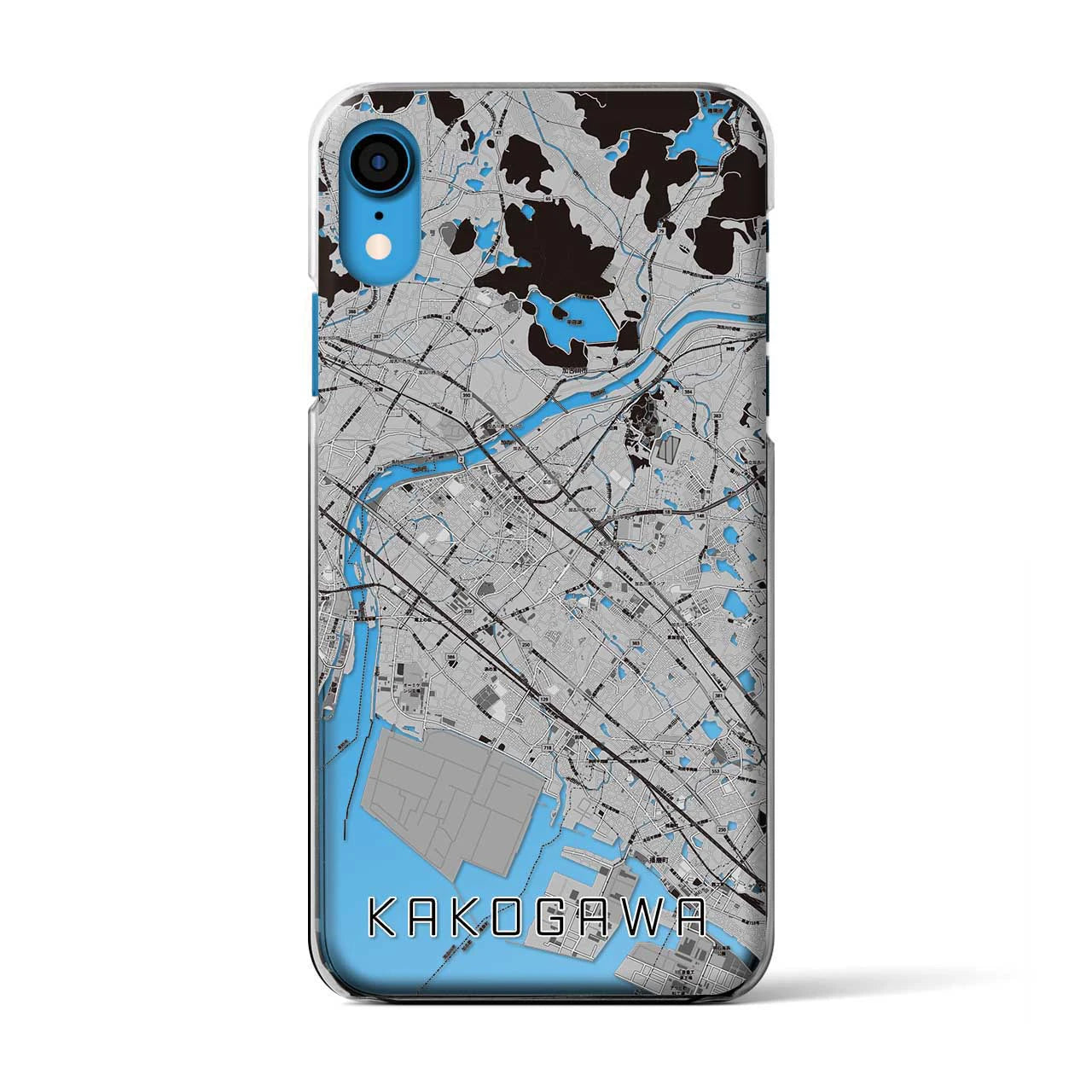 【加古川(兵庫県)】地図柄iPhoneケース(クリアタイプ)