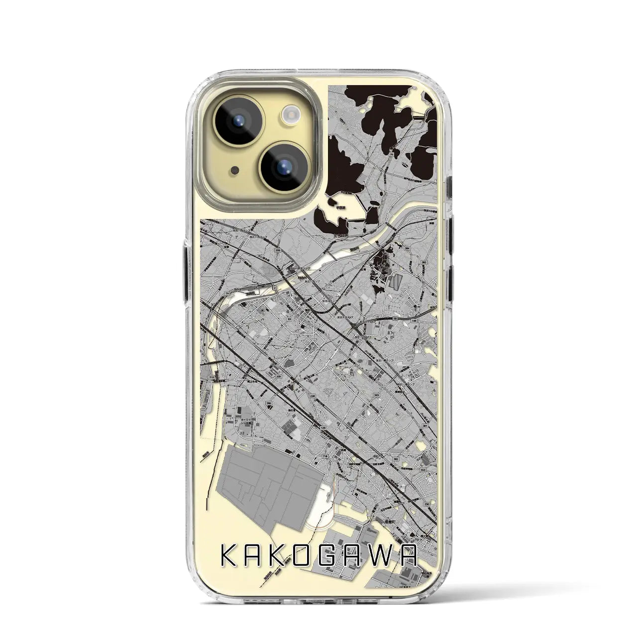 【加古川(兵庫県)】地図柄iPhoneケース(MagSafeタイプ)