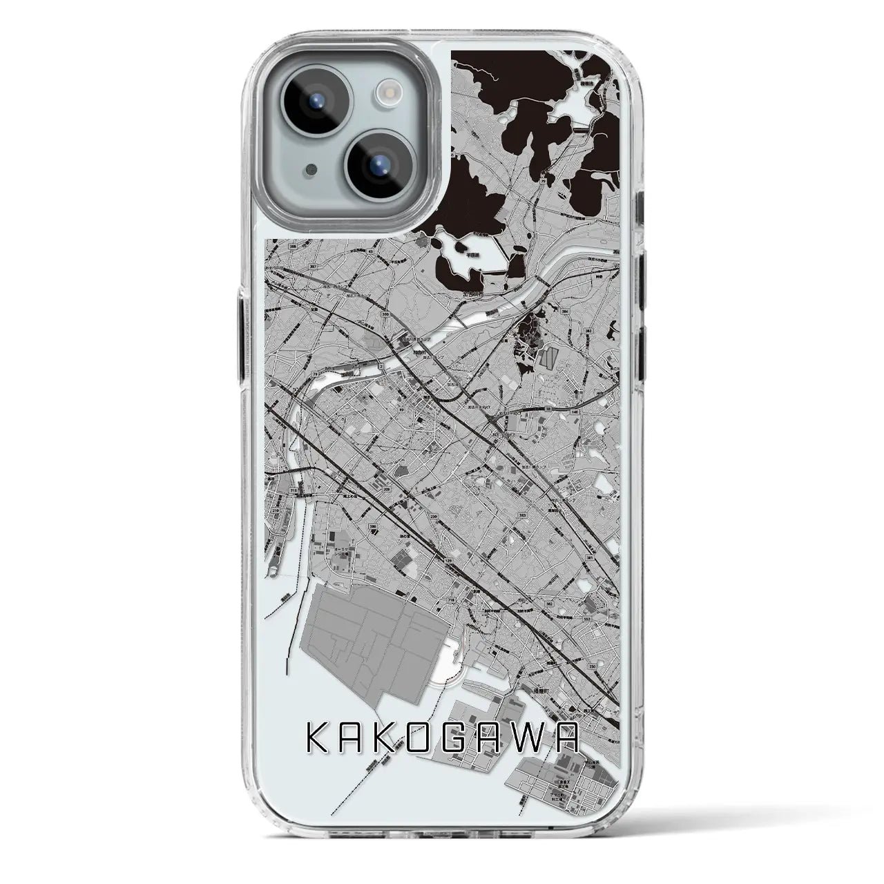 【加古川(兵庫県)】地図柄iPhoneケース(MagSafeタイプ)