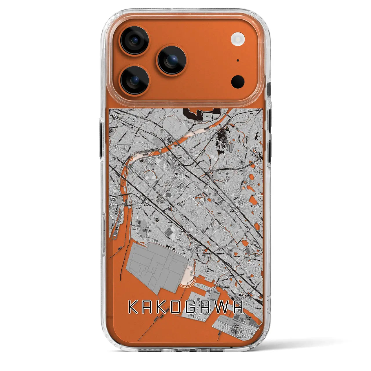 【加古川(兵庫県)】地図柄iPhoneケース(MagSafeタイプ)