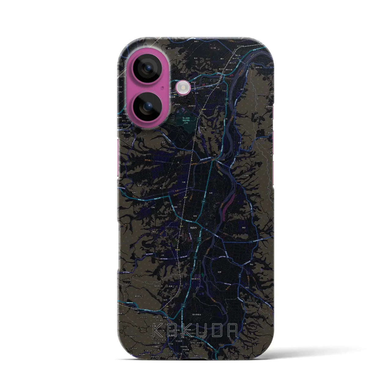 【角田(宮城県)】地図柄iPhoneケース(バックカバータイプ)