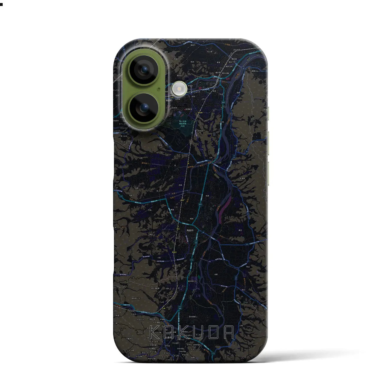 【角田(宮城県)】地図柄iPhoneケース(バックカバータイプ)