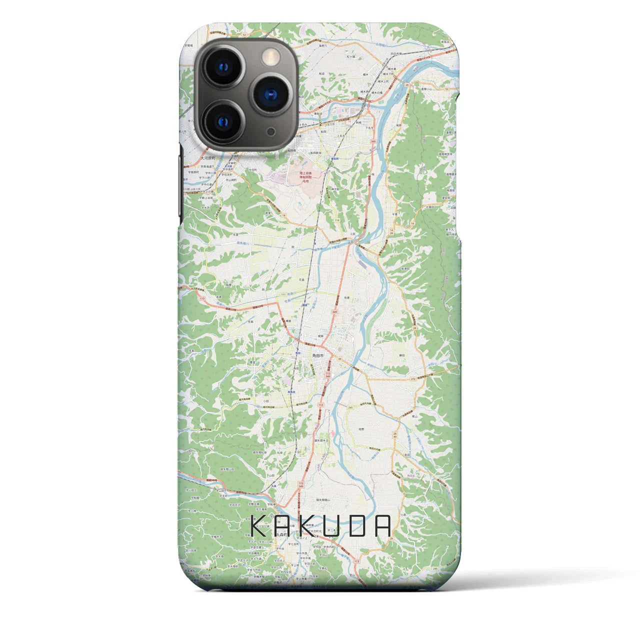 【角田(宮城県)】地図柄iPhoneケース(バックカバータイプ)