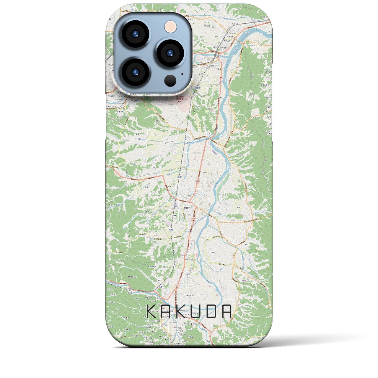 【角田(宮城県)】地図柄iPhoneケース(バックカバータイプ)