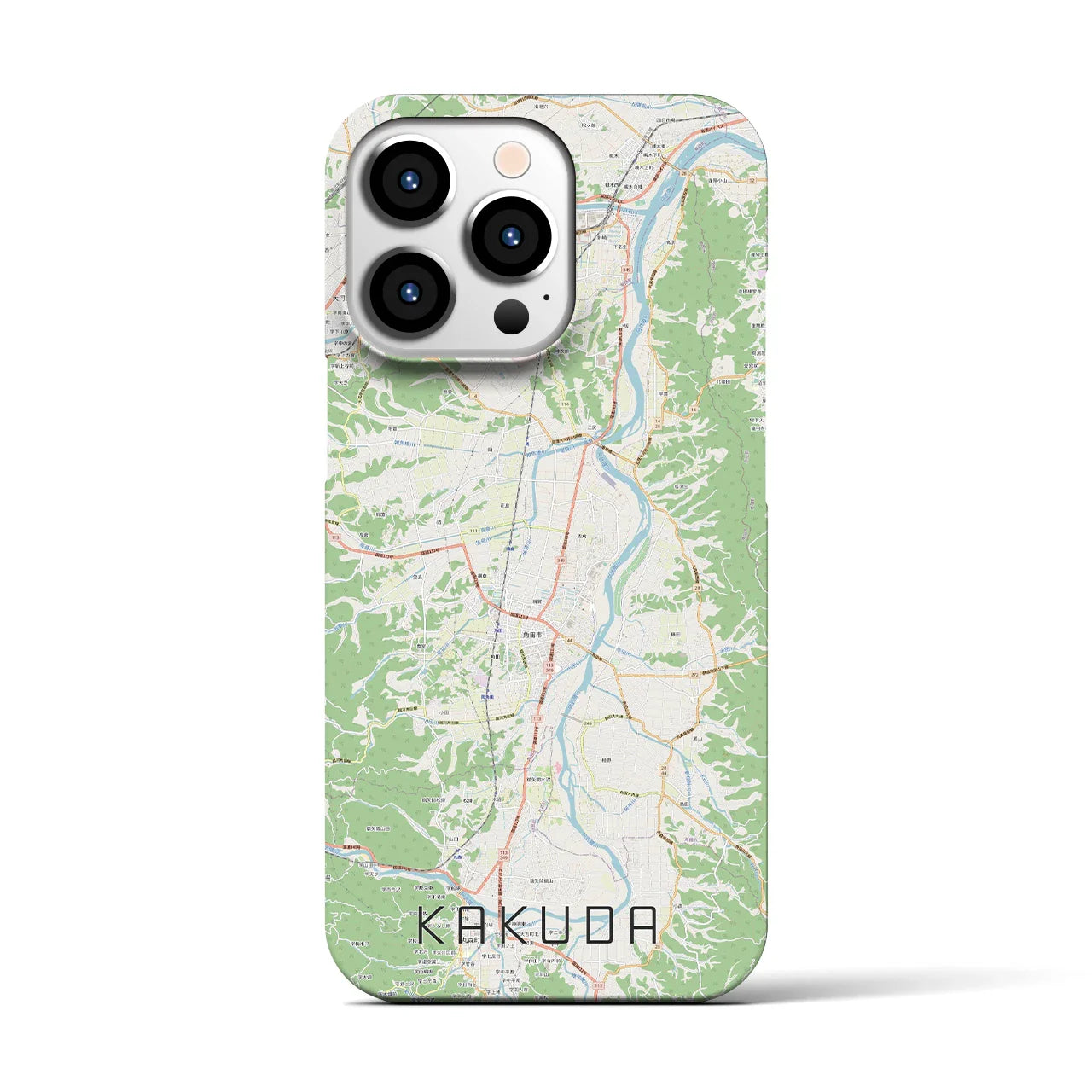 【角田(宮城県)】地図柄iPhoneケース(バックカバータイプ)