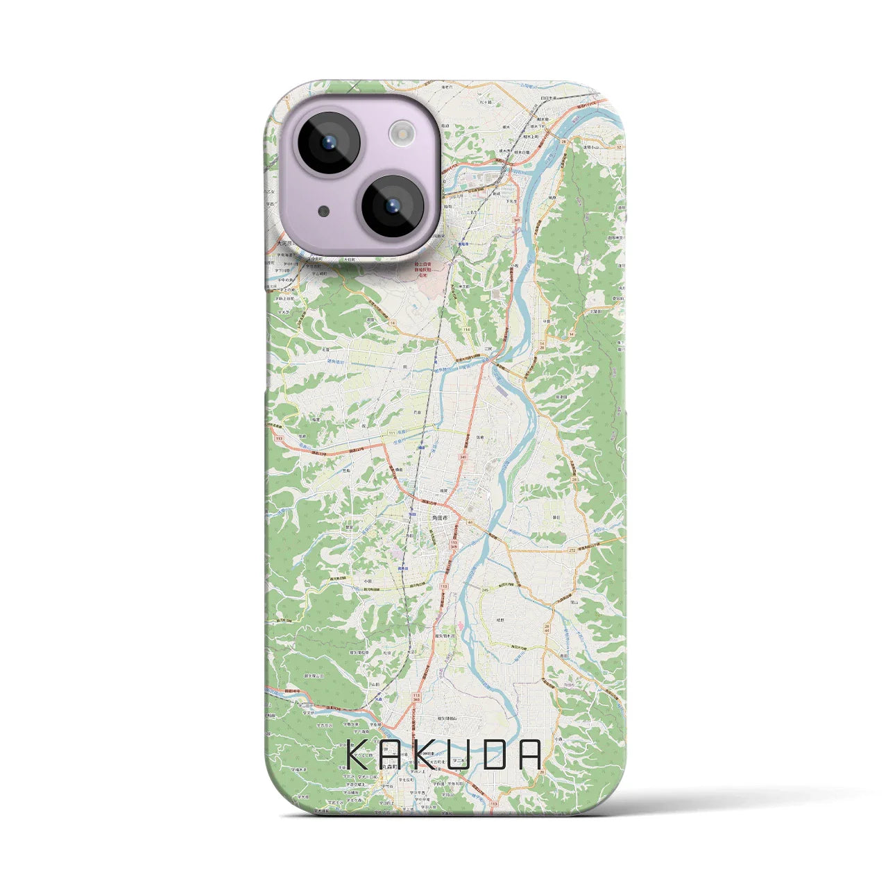 【角田(宮城県)】地図柄iPhoneケース(バックカバータイプ)