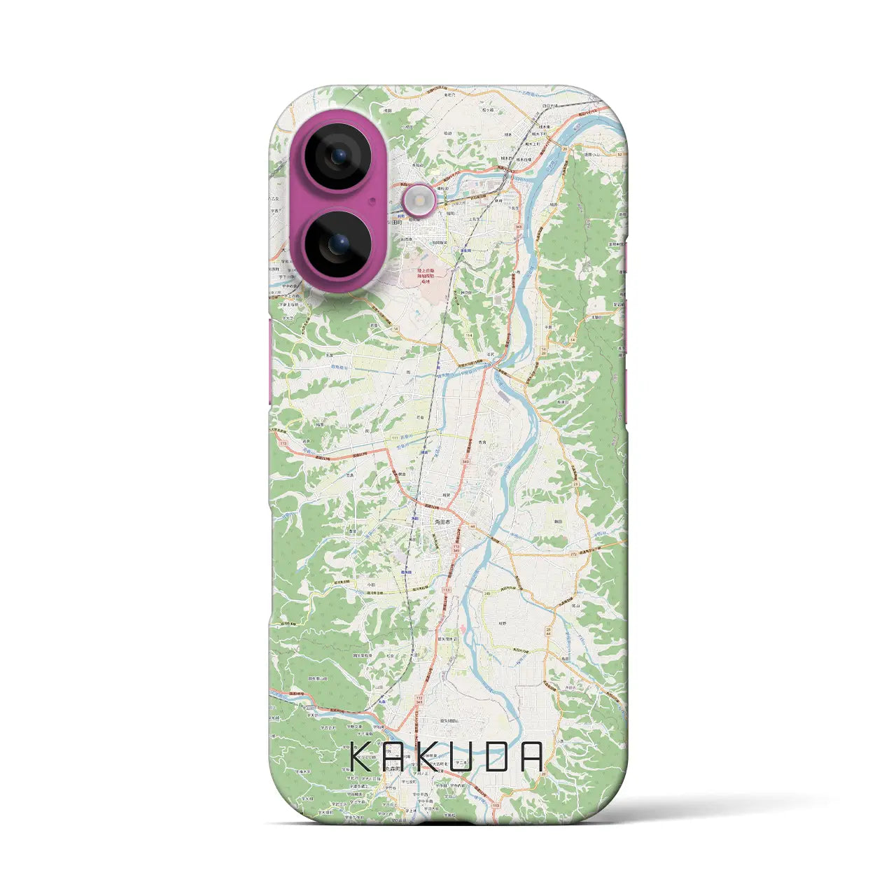 【角田(宮城県)】地図柄iPhoneケース(バックカバータイプ)
