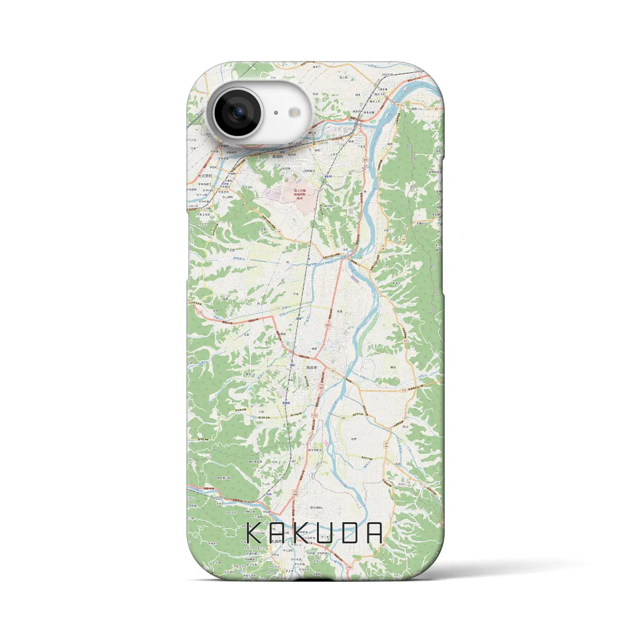 【角田(宮城県)】地図柄iPhoneケース(バックカバータイプ)