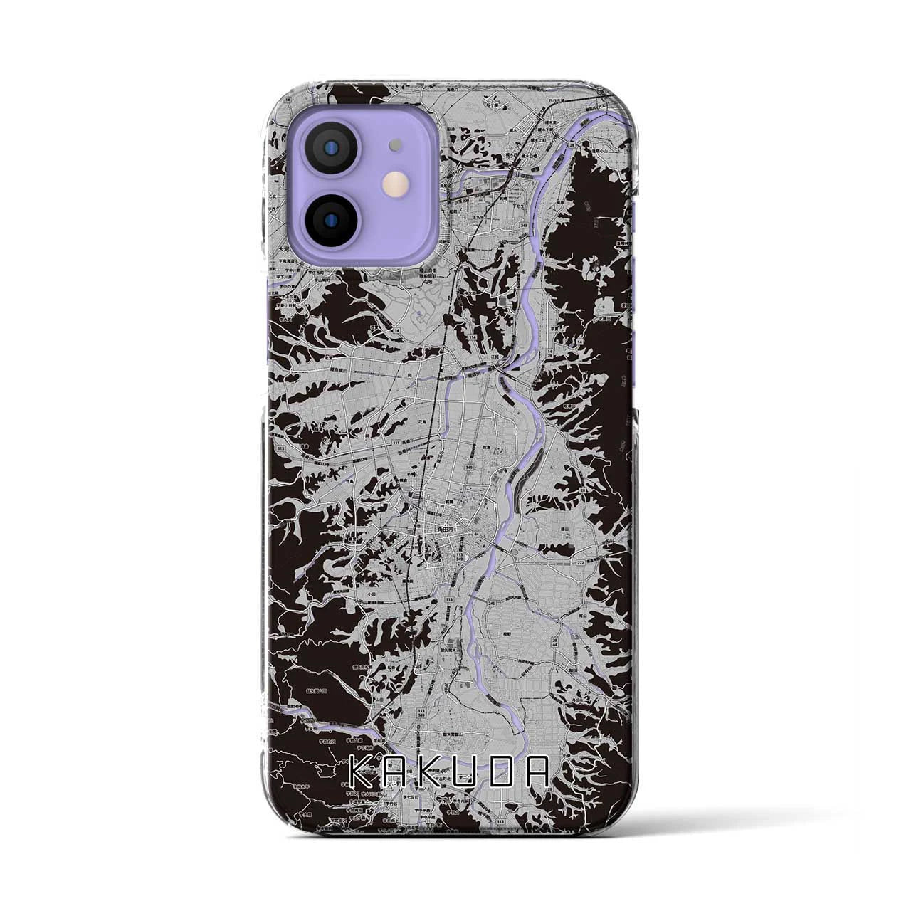 【角田(宮城県)】地図柄iPhoneケース(クリアタイプ)