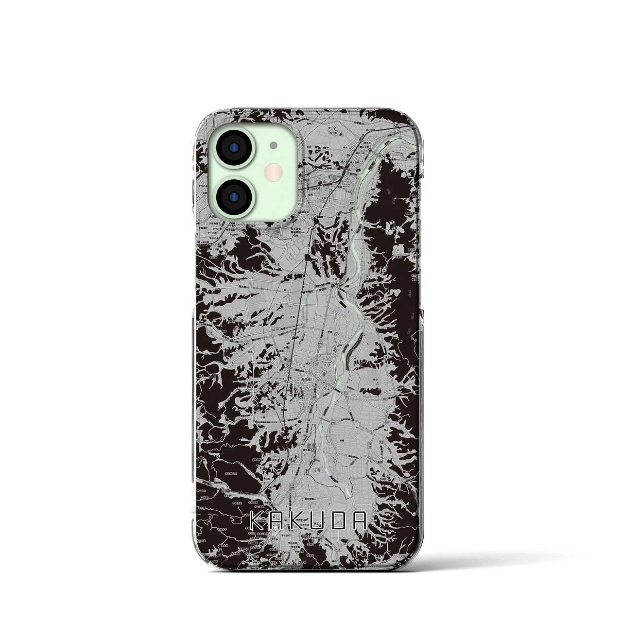 【角田(宮城県)】地図柄iPhoneケース(クリアタイプ)