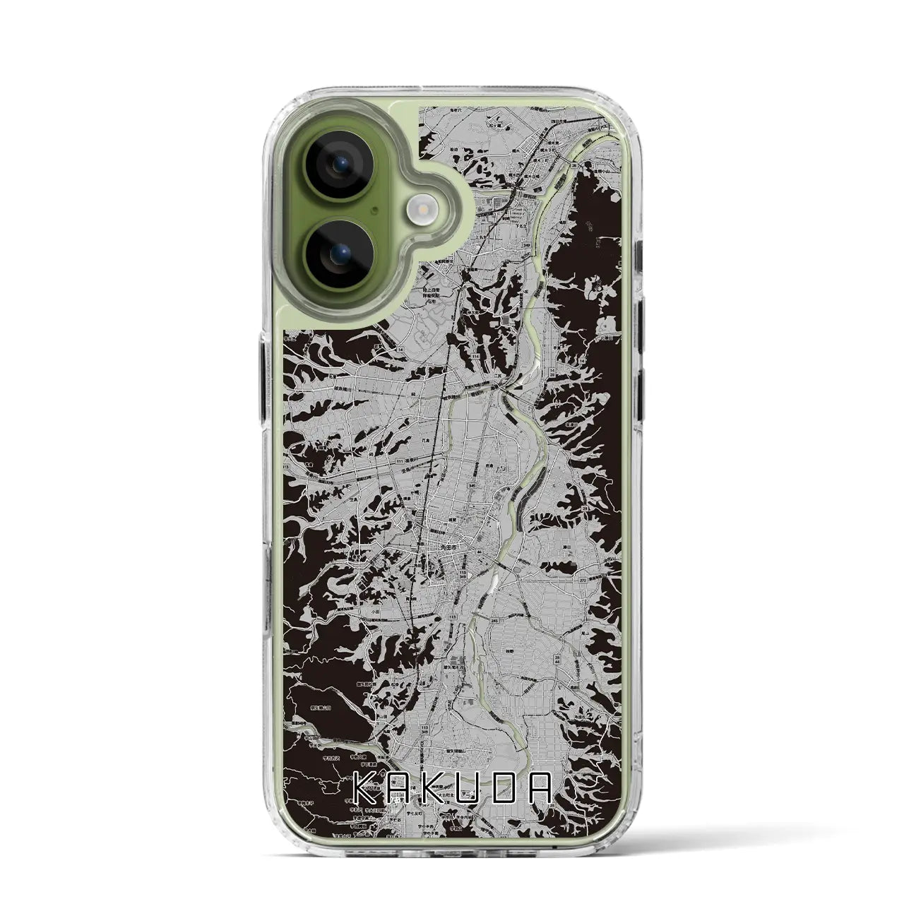 【角田(宮城県)】地図柄iPhoneケース(MagSafeタイプ)