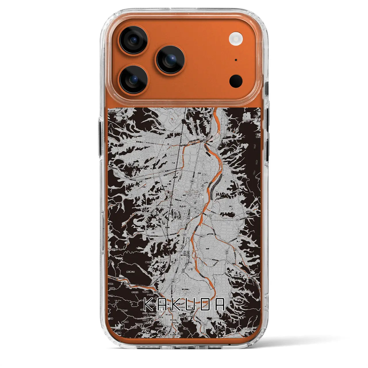 【角田(宮城県)】地図柄iPhoneケース(MagSafeタイプ)