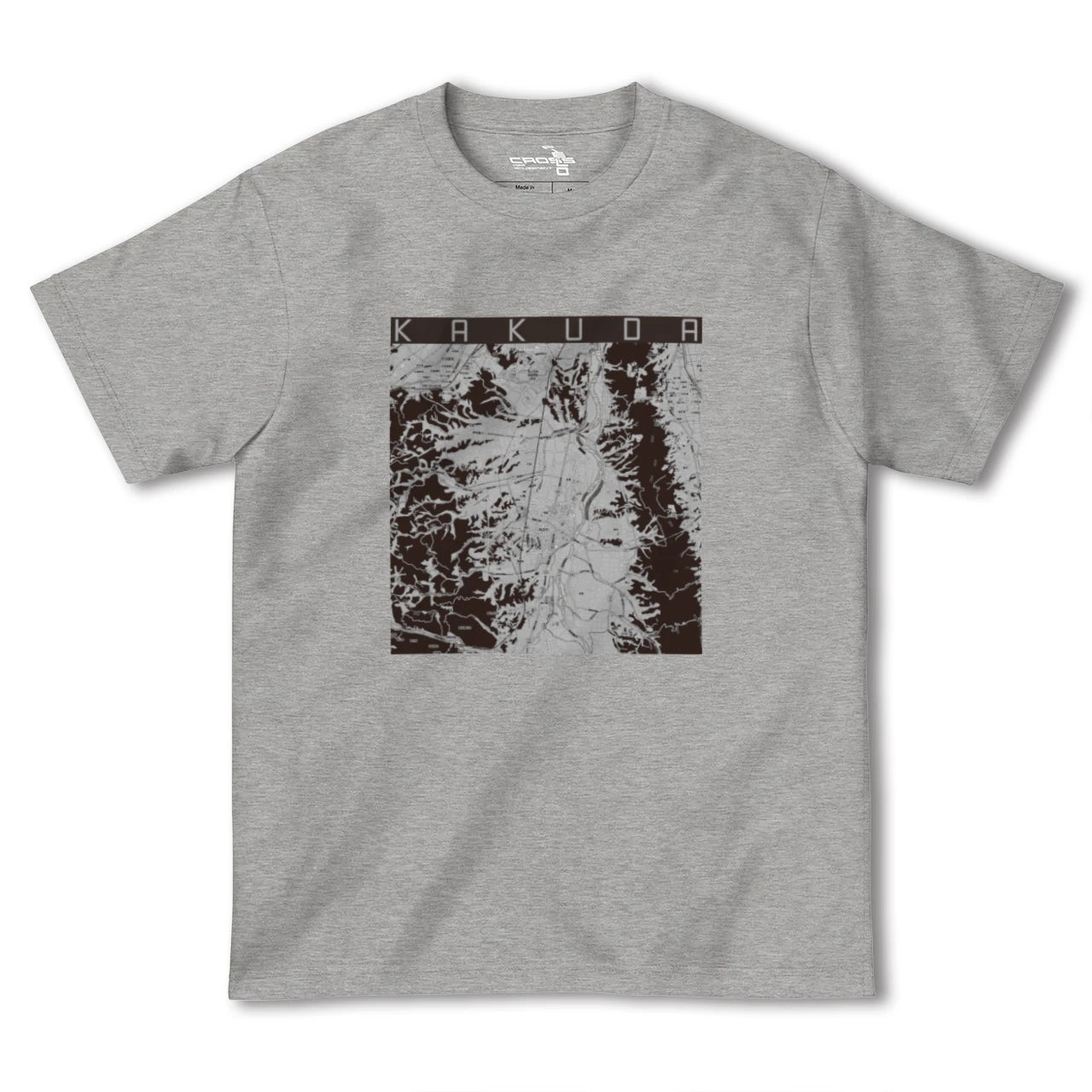 【角田(宮城県)】地図柄ヘビーウェイトTシャツ