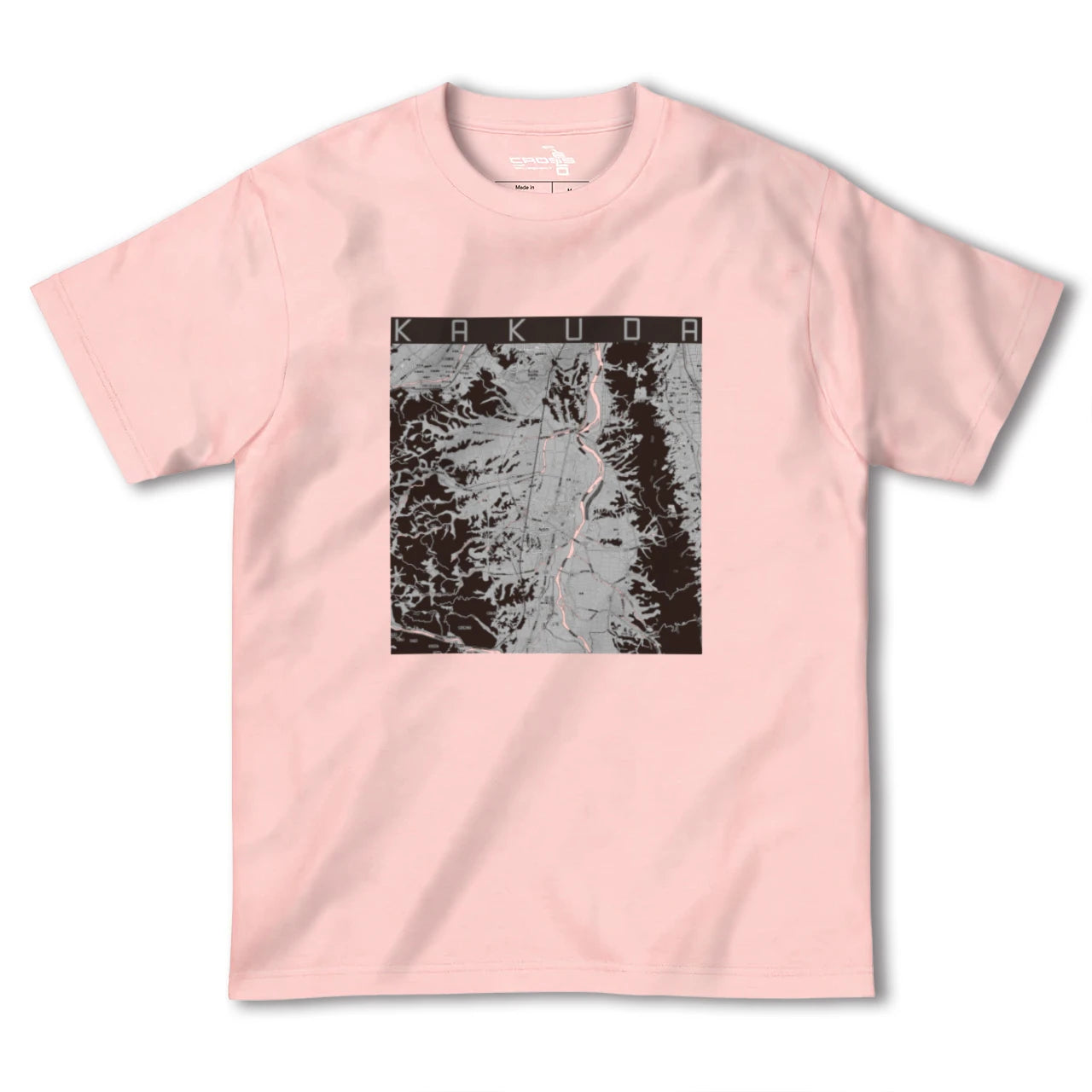 【角田(宮城県)】地図柄ヘビーウェイトTシャツ