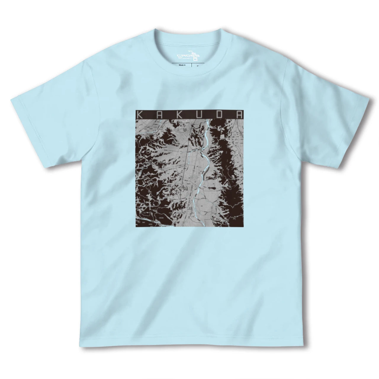 【角田(宮城県)】地図柄ヘビーウェイトTシャツ