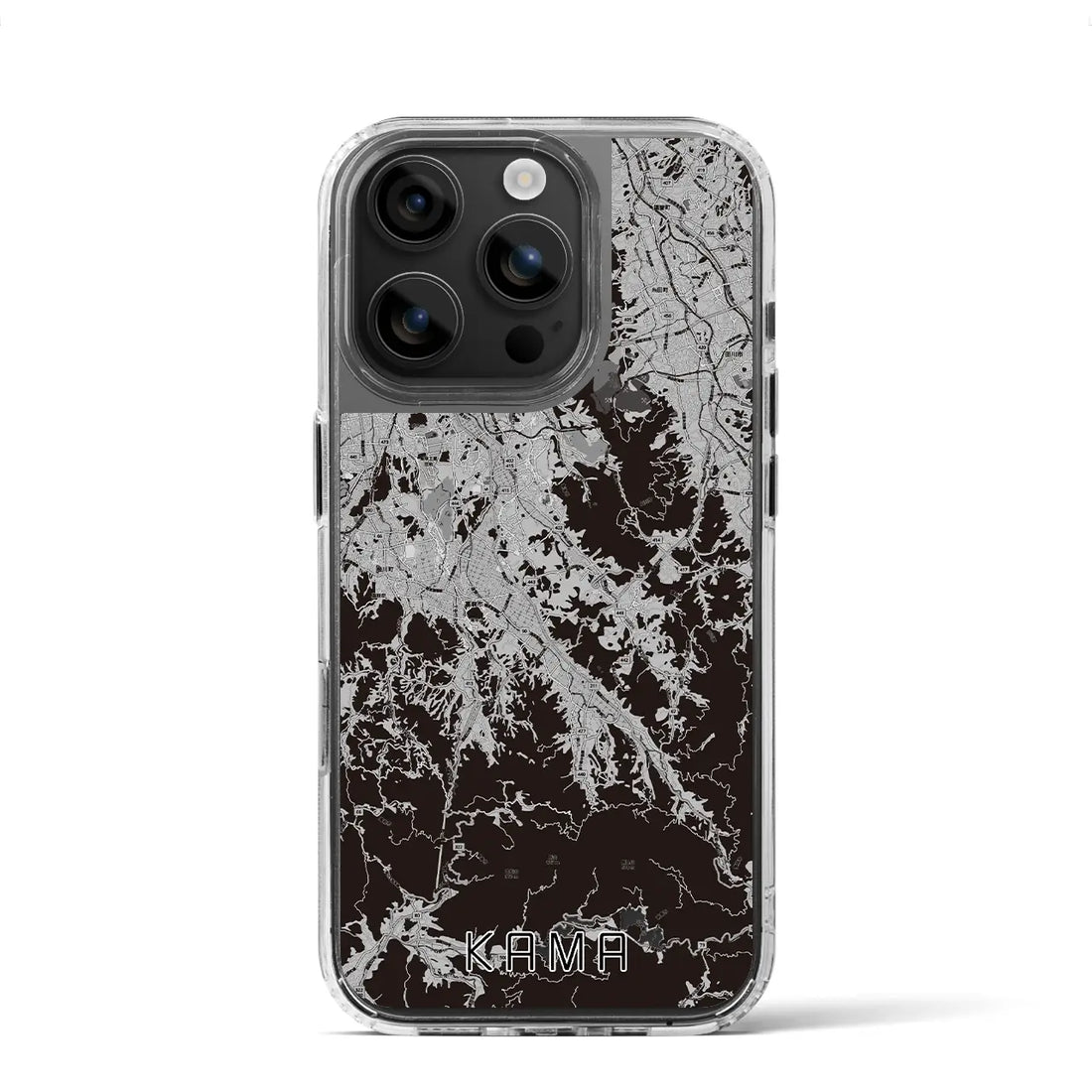 【嘉麻(福岡県)】地図柄iPhoneケース(MagSafeタイプ)