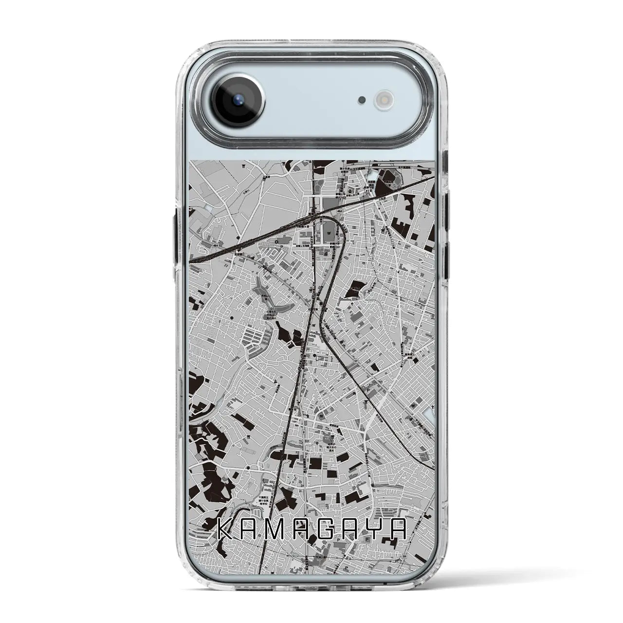 【鎌ケ谷(千葉県)】地図柄iPhoneケース(MagSafeタイプ)