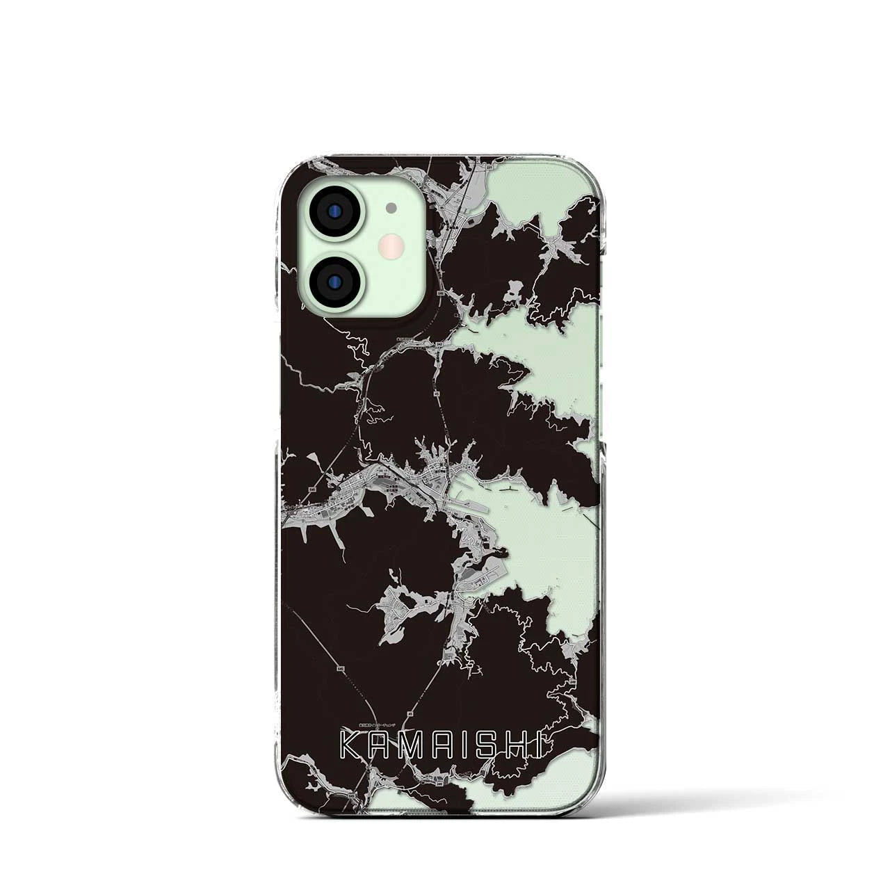 【釜石(岩手県)】地図柄iPhoneケース(クリアタイプ)