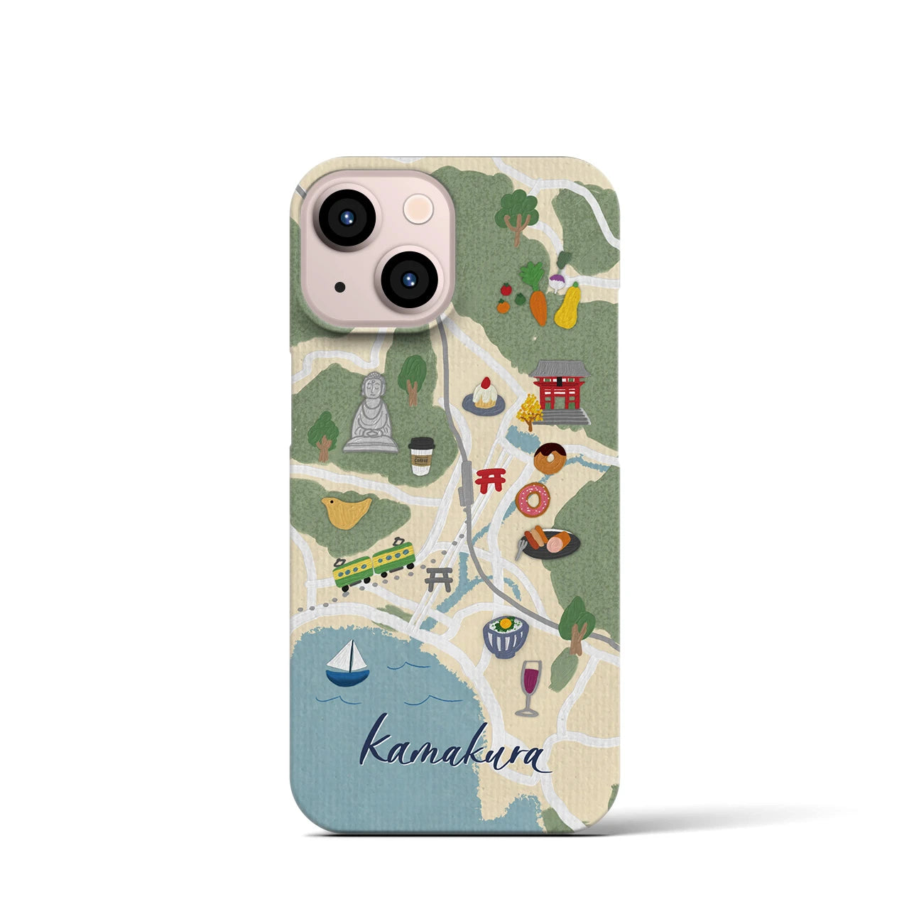 【鎌倉】Walk & Eat iPhoneケース(バックカバータイプ)