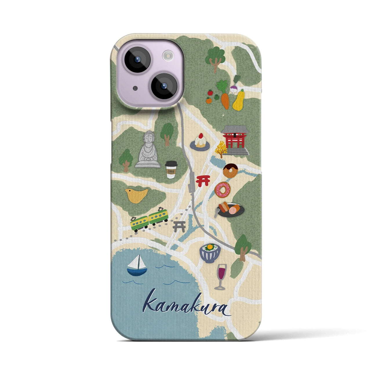 【鎌倉】Walk & Eat iPhoneケース(バックカバータイプ)