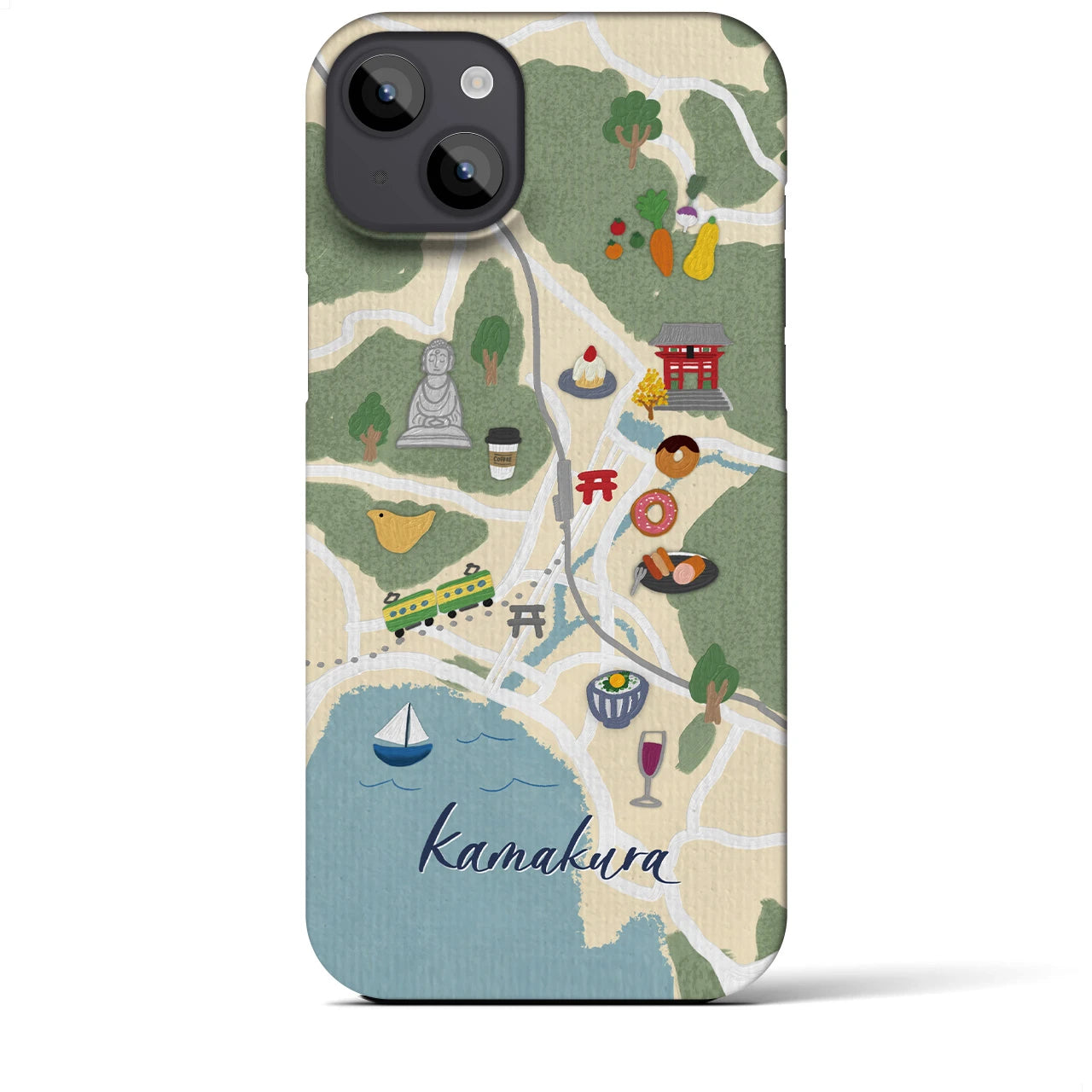 【鎌倉】Walk & Eat iPhoneケース(バックカバータイプ)