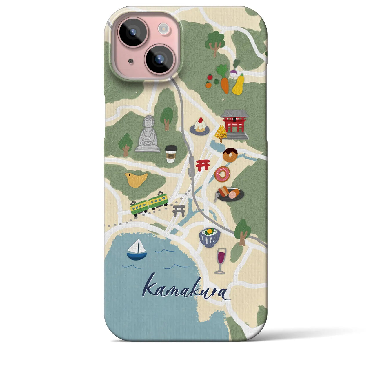 【鎌倉】Walk & Eat iPhoneケース(バックカバータイプ)