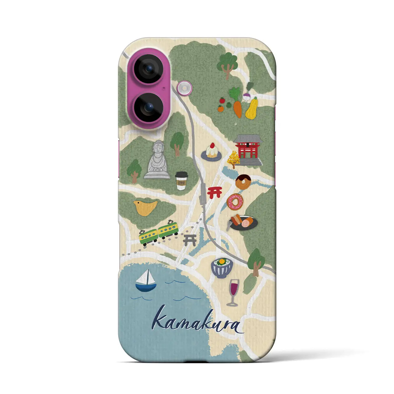 【鎌倉】Walk & Eat iPhoneケース(バックカバータイプ)