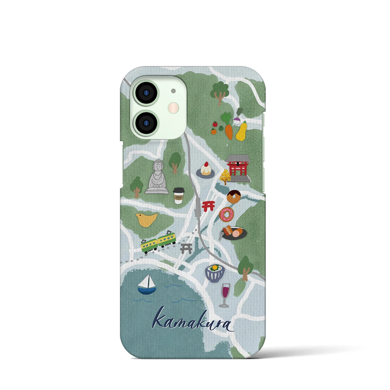 【鎌倉】Walk & Eat iPhoneケース(バックカバータイプ)