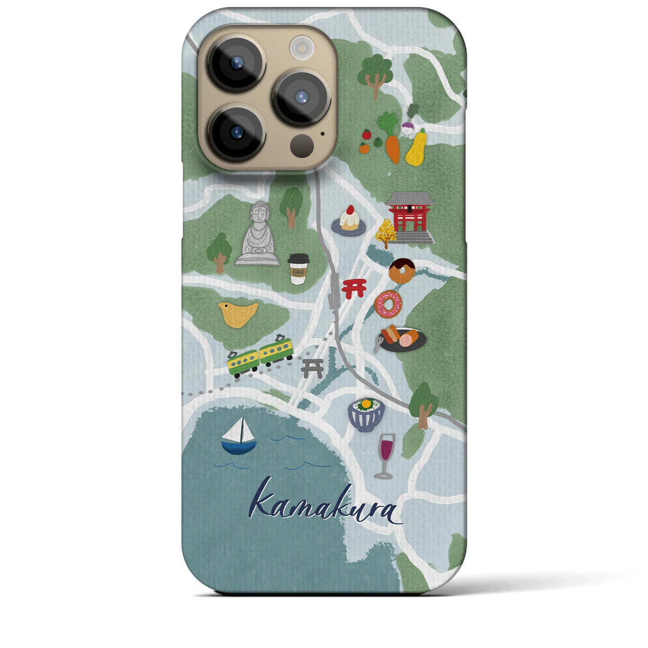 【鎌倉】Walk & Eat iPhoneケース(バックカバータイプ)