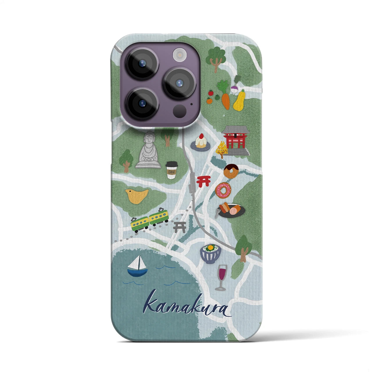 【鎌倉】Walk & Eat iPhoneケース(バックカバータイプ)