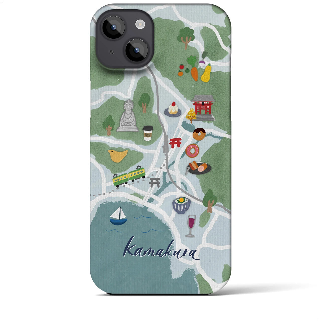 【鎌倉】Walk & Eat iPhoneケース(バックカバータイプ)