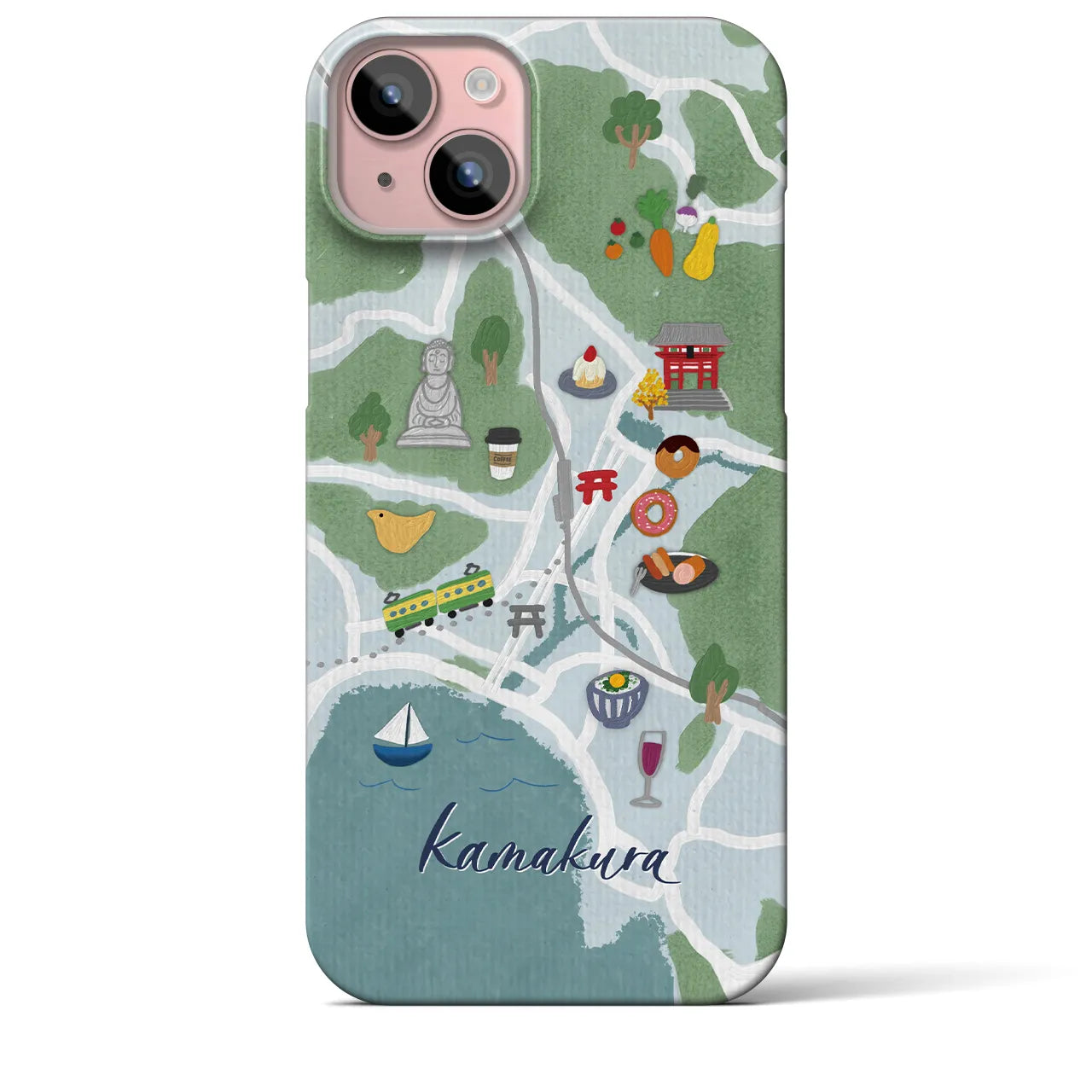 【鎌倉】Walk & Eat iPhoneケース(バックカバータイプ)