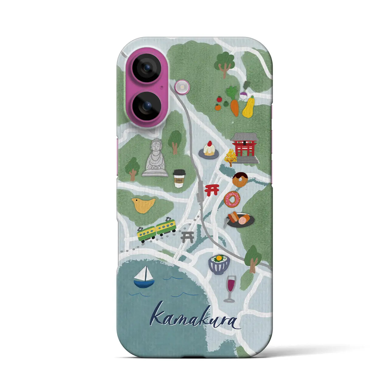 【鎌倉】Walk & Eat iPhoneケース(バックカバータイプ)