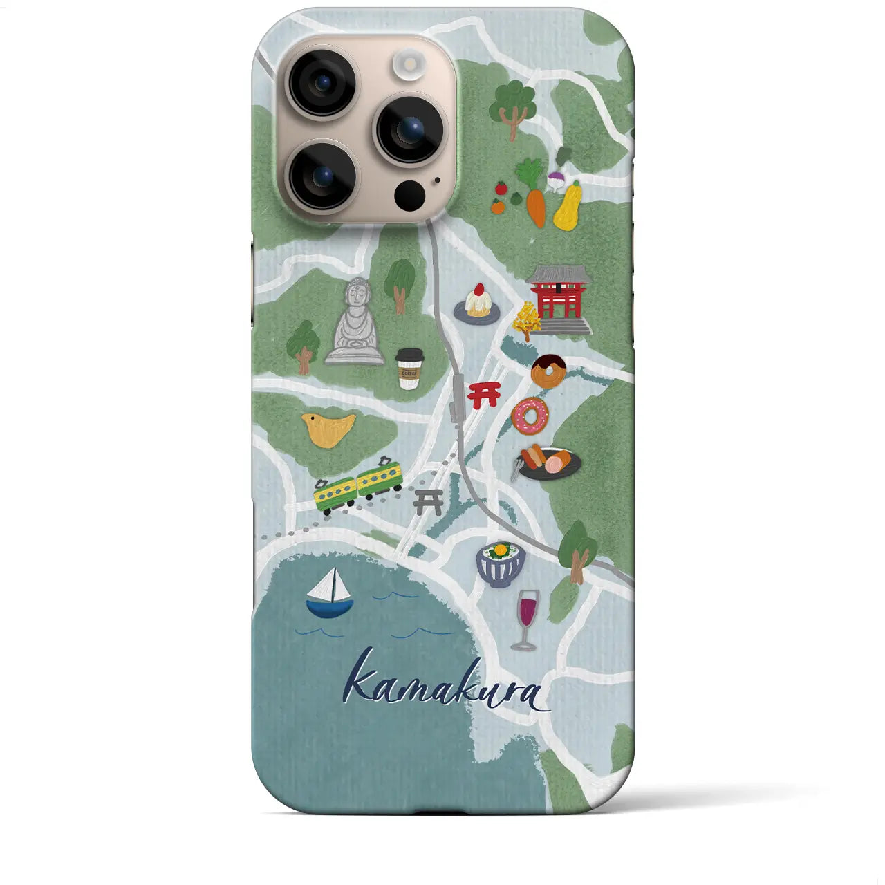 【鎌倉】Walk & Eat iPhoneケース(バックカバータイプ)