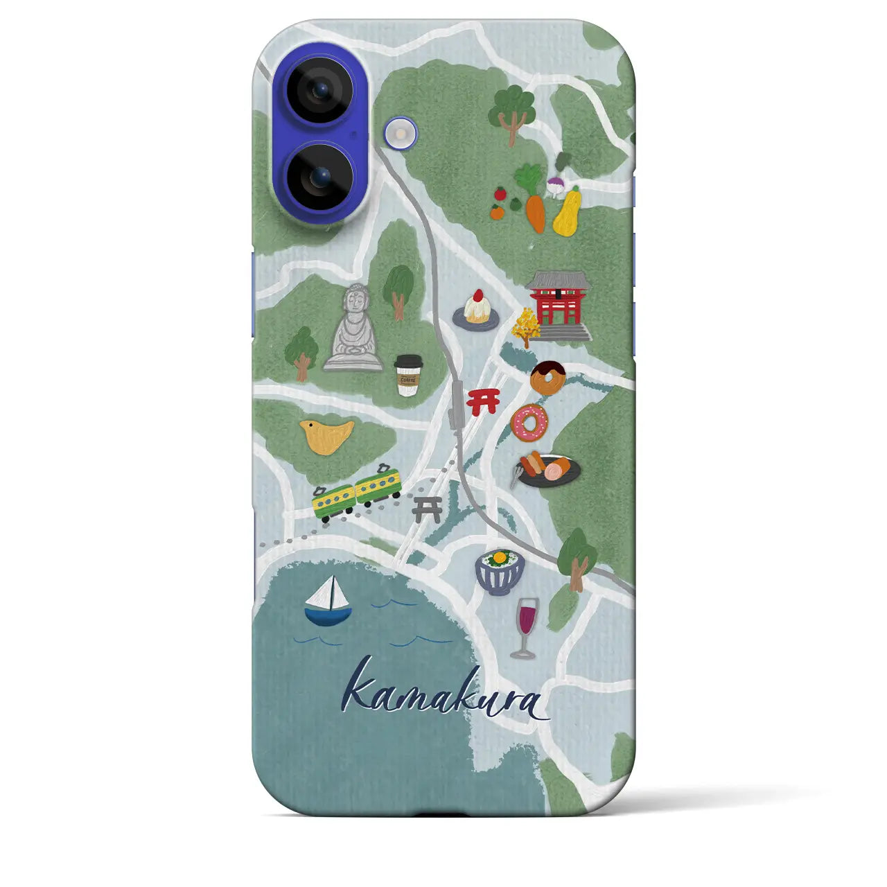 【鎌倉】Walk & Eat iPhoneケース(バックカバータイプ)