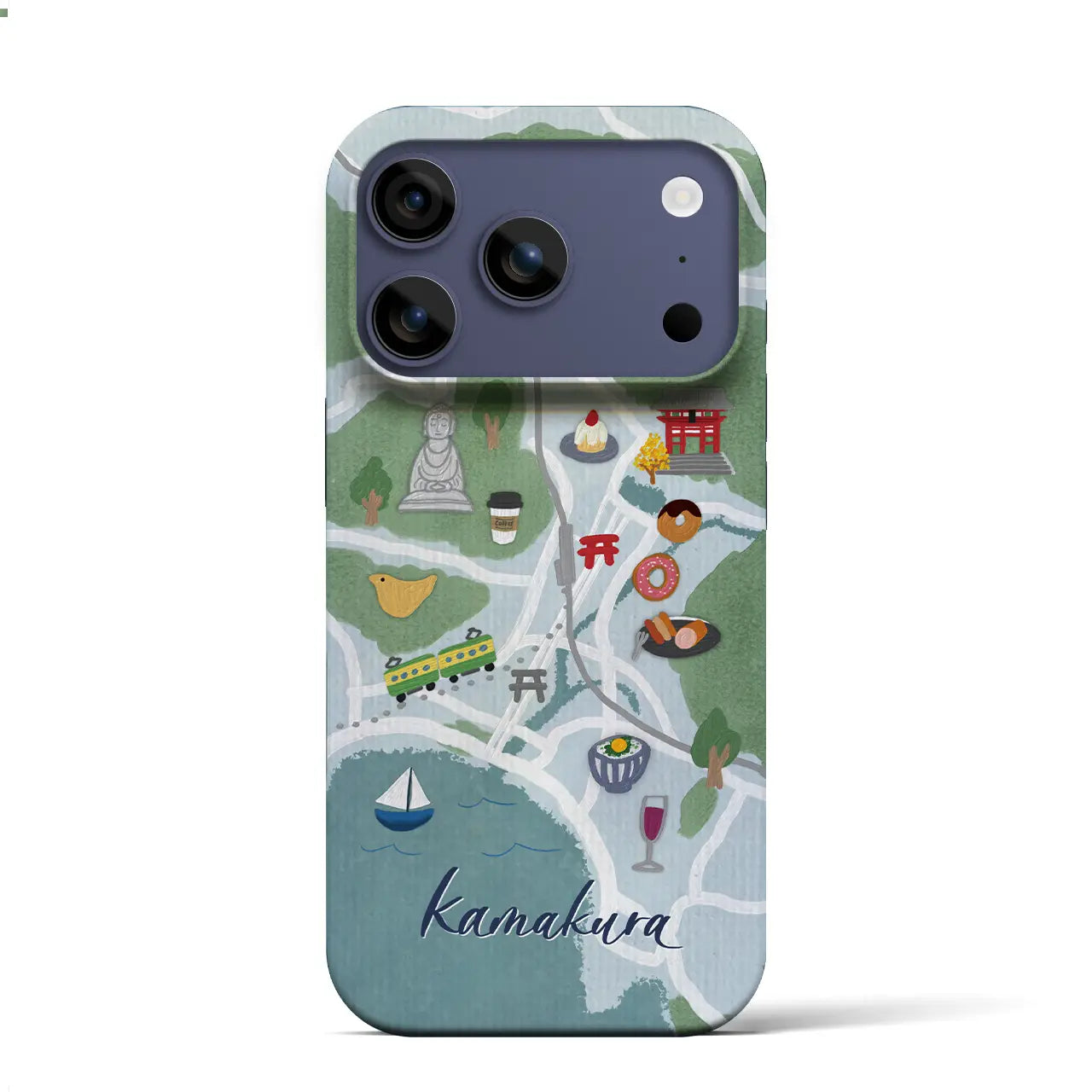 【鎌倉】Walk & Eat iPhoneケース(バックカバータイプ)