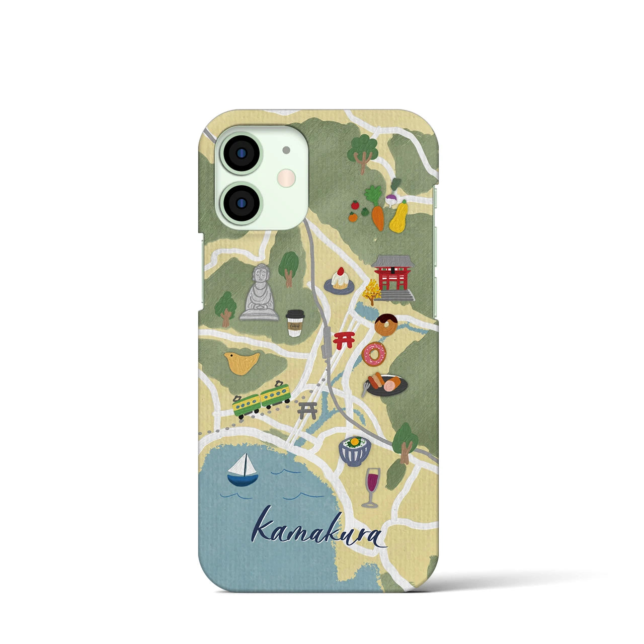 【鎌倉】Walk & Eat iPhoneケース(バックカバータイプ)