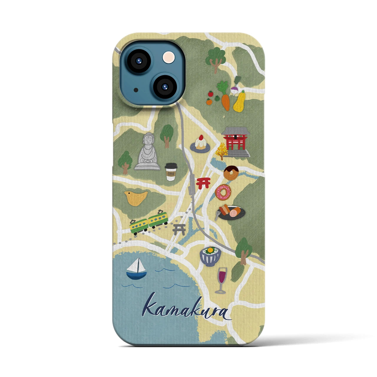 【鎌倉】Walk & Eat iPhoneケース(バックカバータイプ)