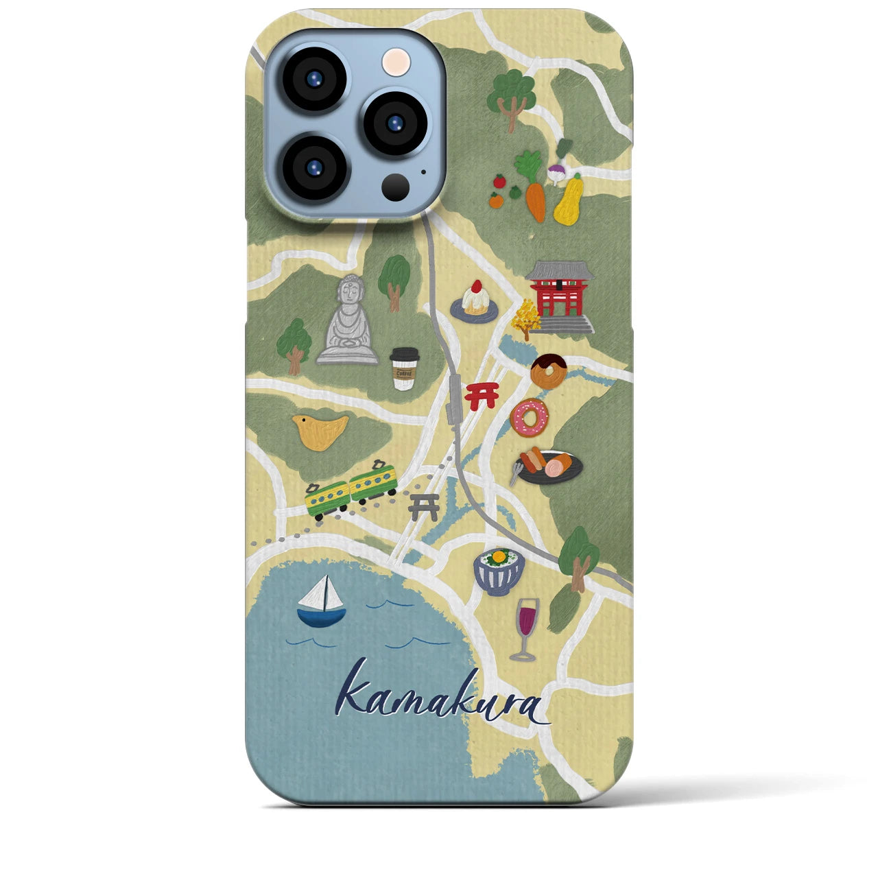 【鎌倉】Walk & Eat iPhoneケース(バックカバータイプ)