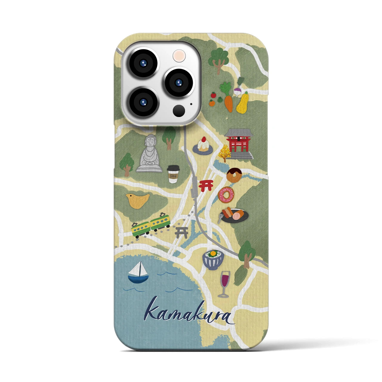 【鎌倉】Walk & Eat iPhoneケース(バックカバータイプ)