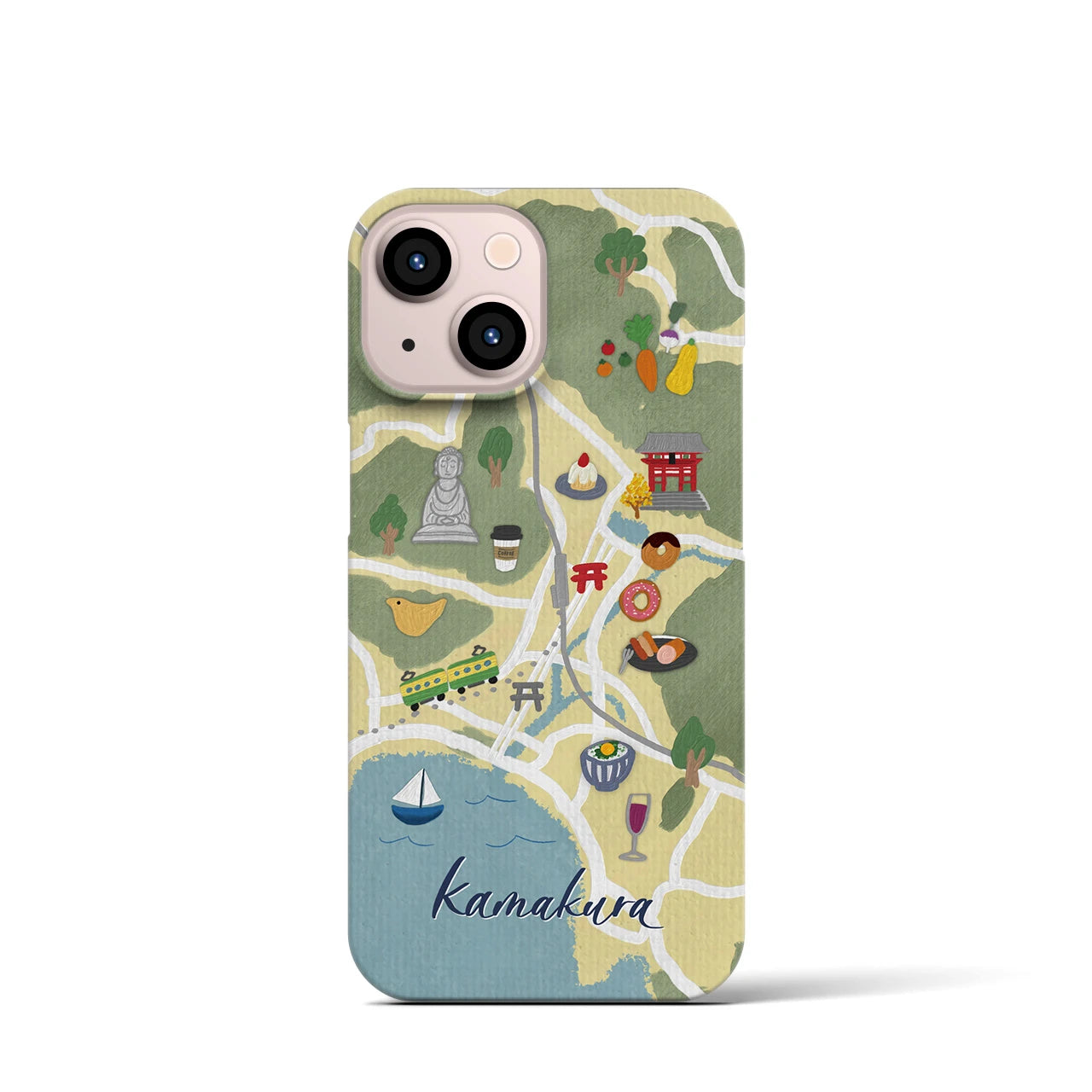 【鎌倉】Walk & Eat iPhoneケース(バックカバータイプ)