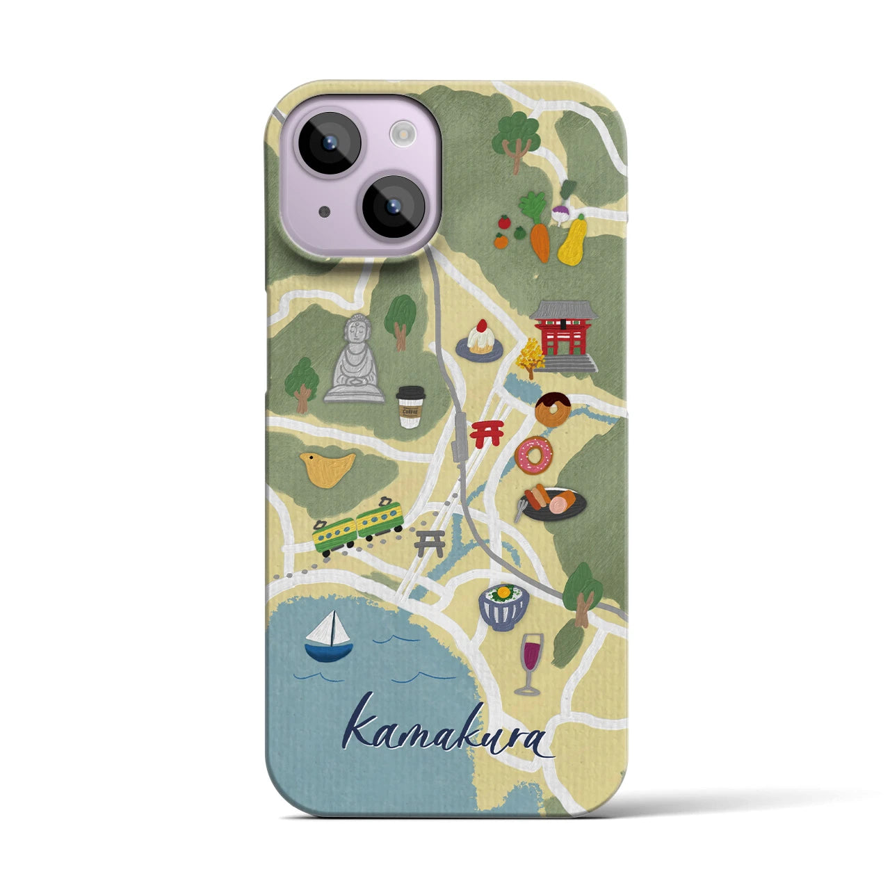 【鎌倉】Walk & Eat iPhoneケース(バックカバータイプ)