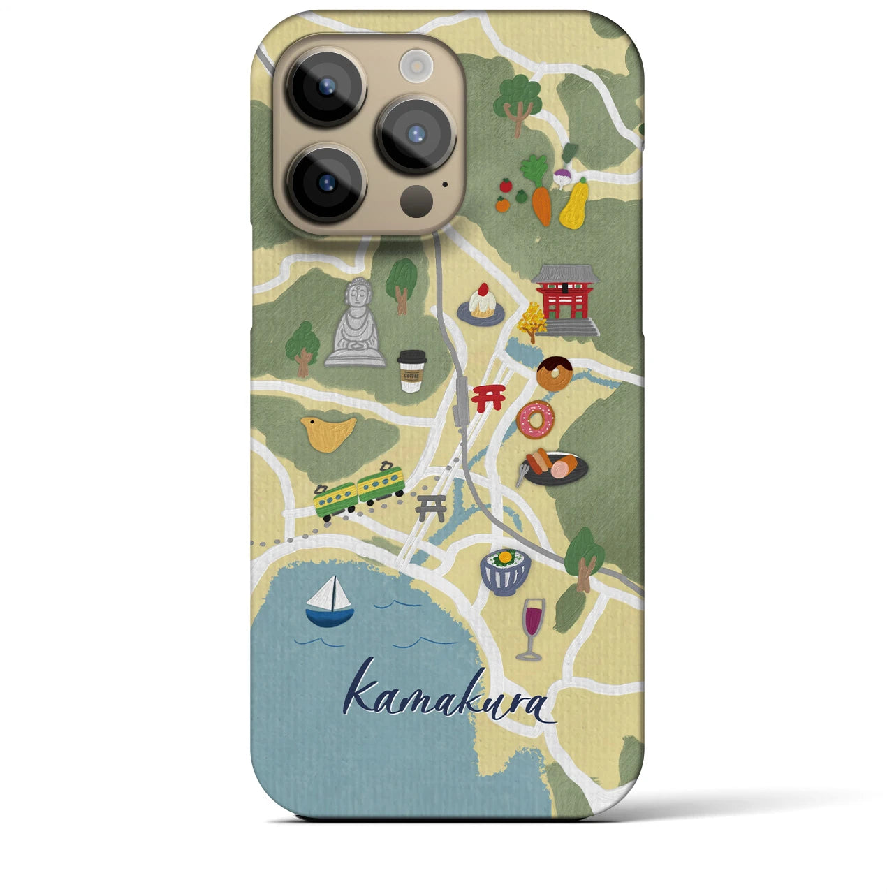 【鎌倉】Walk & Eat iPhoneケース(バックカバータイプ)