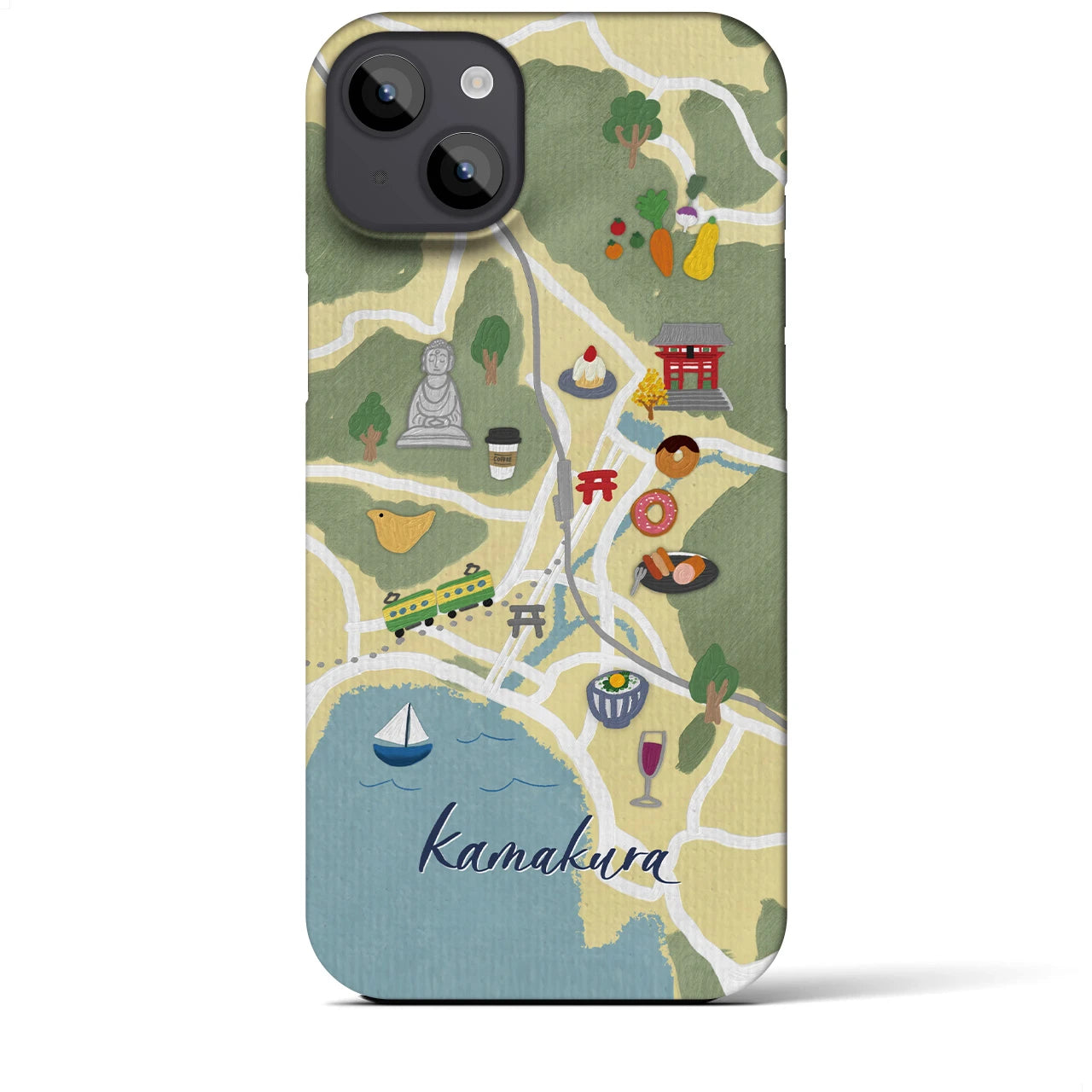 【鎌倉】Walk & Eat iPhoneケース(バックカバータイプ)